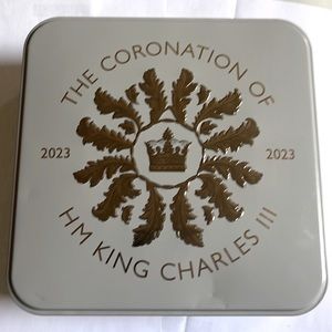 Limited edition coronation of King Charles 111 collectible tin